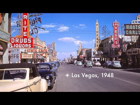 Vintage Las Vegas — Fremont Street, El Cortez Hotel, Franklin Motel,…