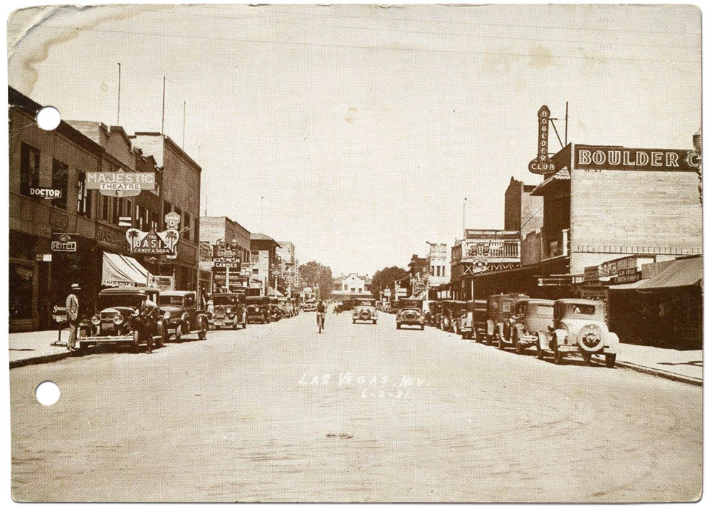 Las Vegas, June 2, 1931 Fremont Street Picture