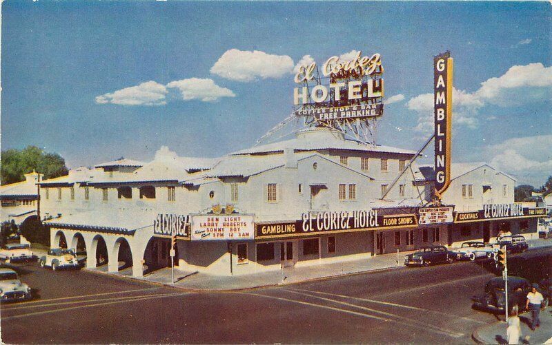 Postcards of El Cortez Hotel & Casino 1952